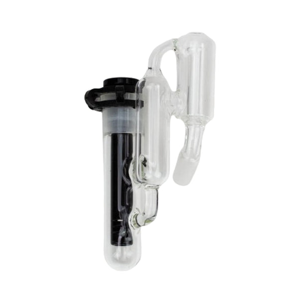 Glass Recycler Ash Catcher with Downstem in Black