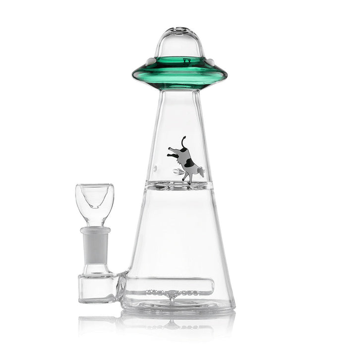 UFO Vortex Bong in jade