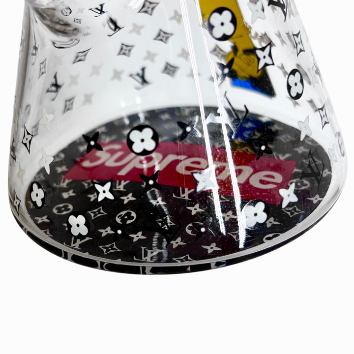 Glow in the Dark Cartoon Bong chamber view