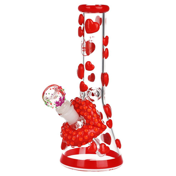 Glow in the Dark Kiss My Lips Beaker Bong