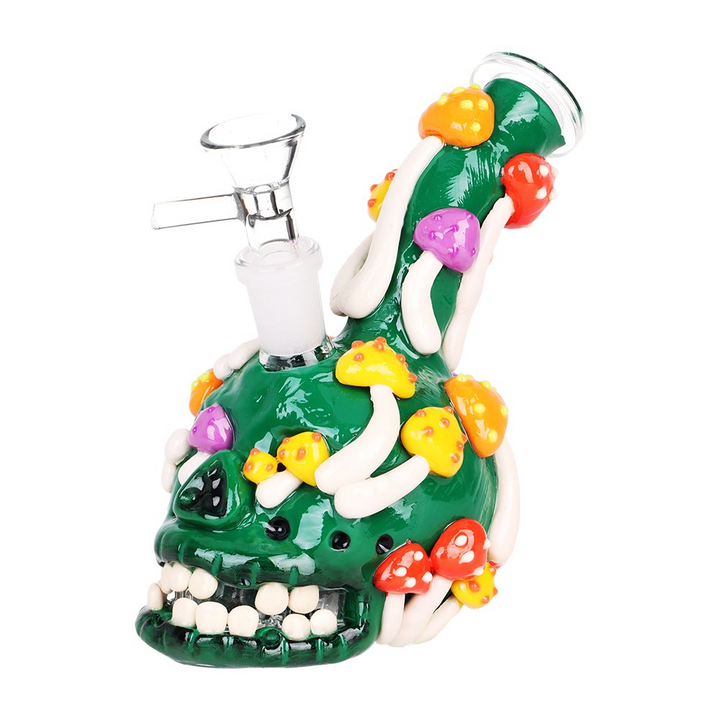 Glow in the Dark Skull Mushroom Bong - PILOTDIARY
