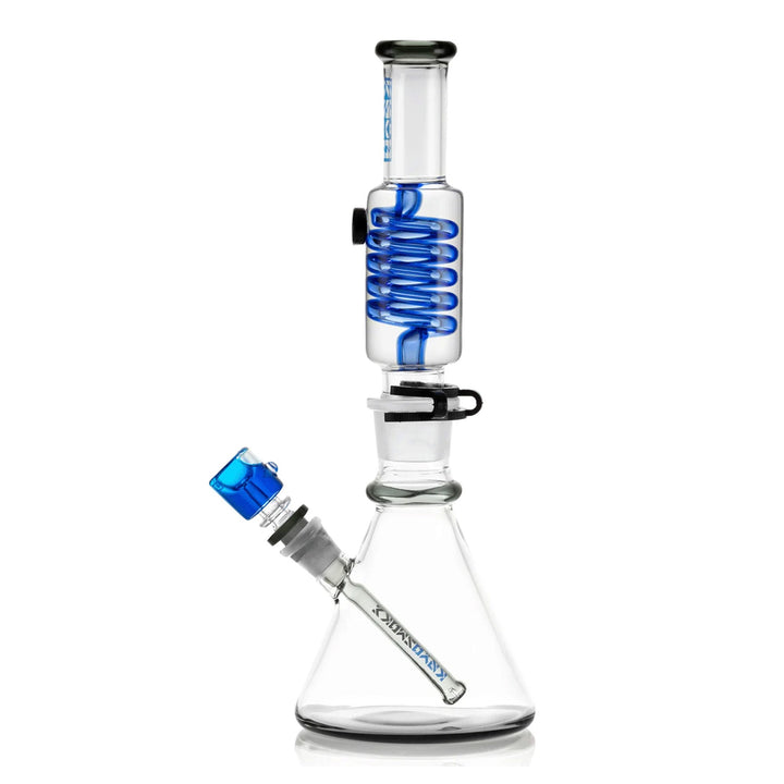 14″ Glycerin Coil Beaker Bong with KryoGel bowl