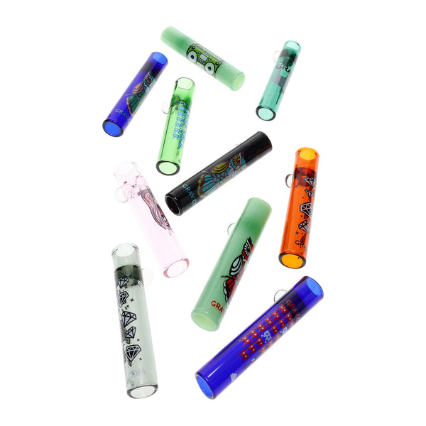 GRAV 16mm Whimsical Taster Pipes 10 Pack - pilotdiary
