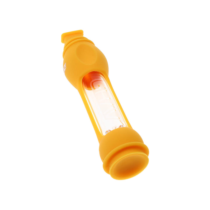 GRAV Octo-Taster 16 mm yellow silicone glass one-hitter pipe