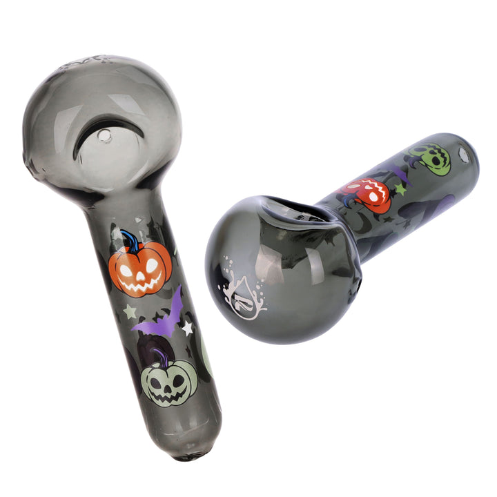 Hand pipe included with Halloween Glow Duo Party Bong