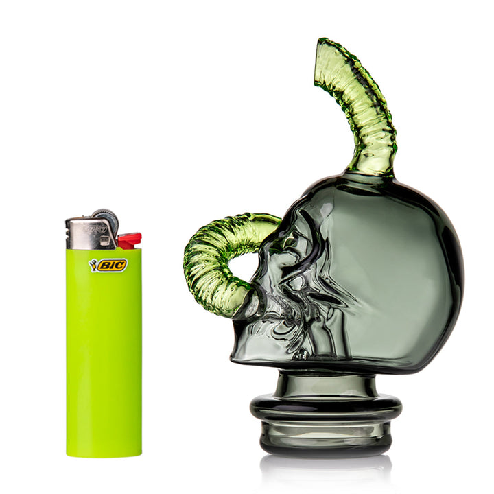 Halloween Grim Ripper Puffco Peak Glass Top with torch
