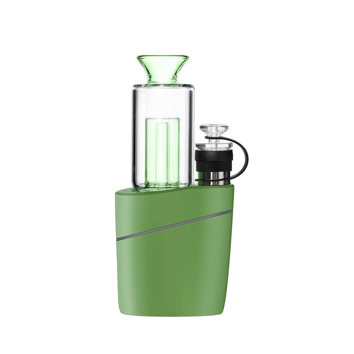 Back View of Halo Portable Dab Rig in Green