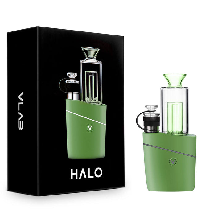 Packaging of Halo Portable Dab Rig – Green Color
