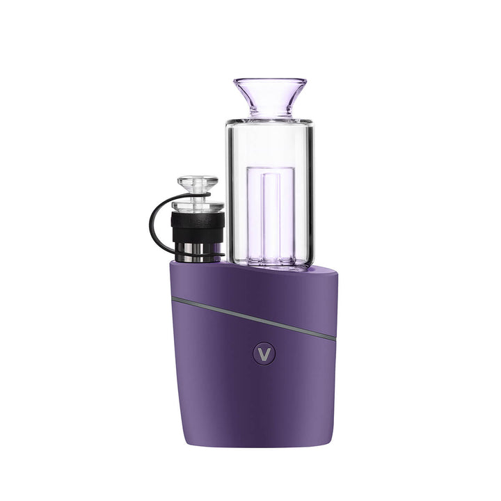 Purple Halo Smart Portable Dab Rig – Front View
