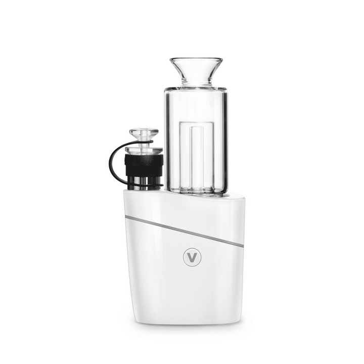 Halo Smart Portable Dab Rig White – Front Angle