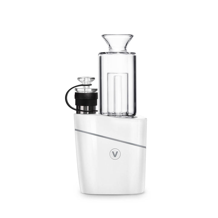 Halo Smart Portable Dab Rig White – Front Angle