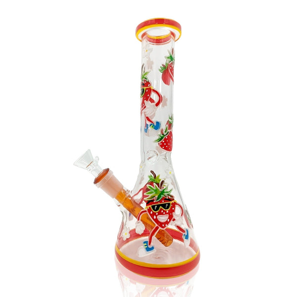 Glow in the Dark Strawberry Bong