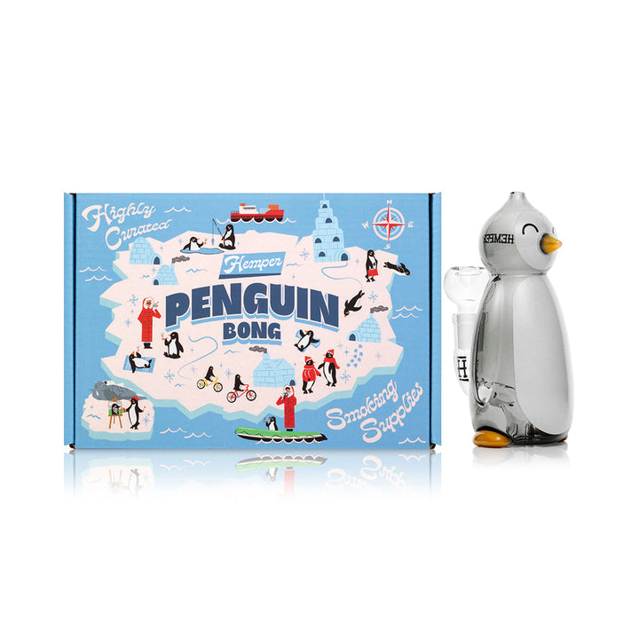 Happy Penguin Bong packaging and box