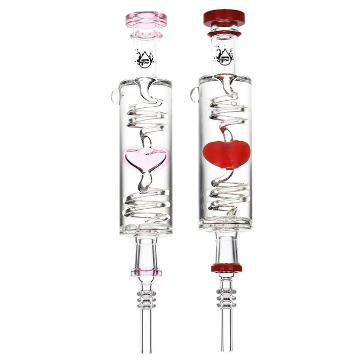 Heart Glycerin Dab Straw - all colors