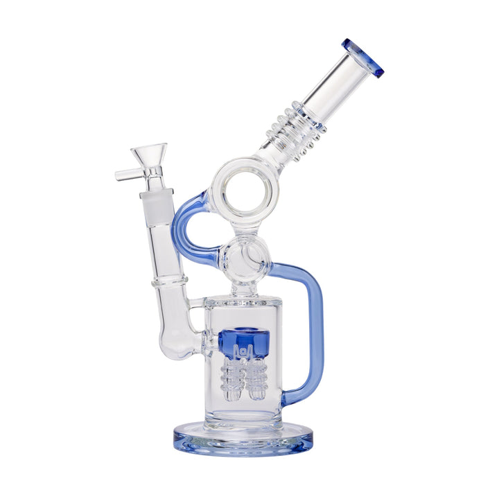 Human Grade Raygun Percolator Water Pipe in Light Blue