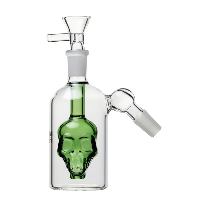 Human Grade Skull Ash Catcher, Green, 45¡ã joint