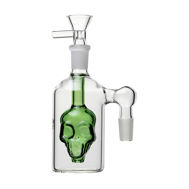 Human Grade Skull Ash Catcher, Green