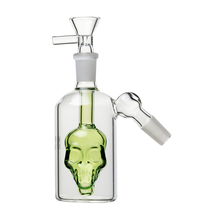 Human Grade Skull Ash Catcher, Matrix Green