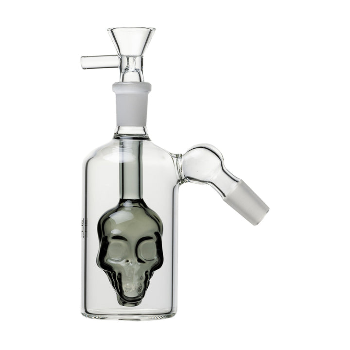 Human Grade Skull Ash Catcher, Smoke, 45¡ã joint