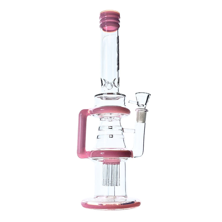 Pink HydroLoop UFO & Tree Perc Recycler Bong