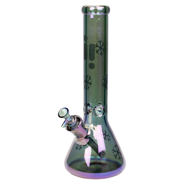 Light Green Sunshine Infyniti Beaker Bong with 14-inch borosilicate glass