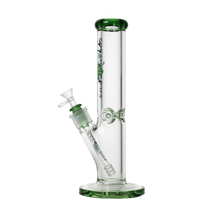 Johnny Green 9mm straight tube bong with grid percolator