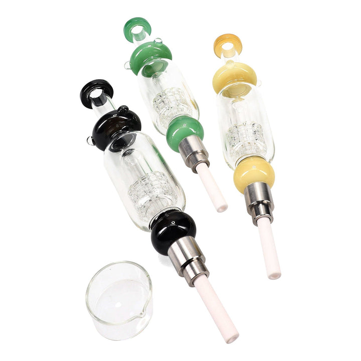 Lab Tower Glass Matrix Perc Nectar Collector Dabs