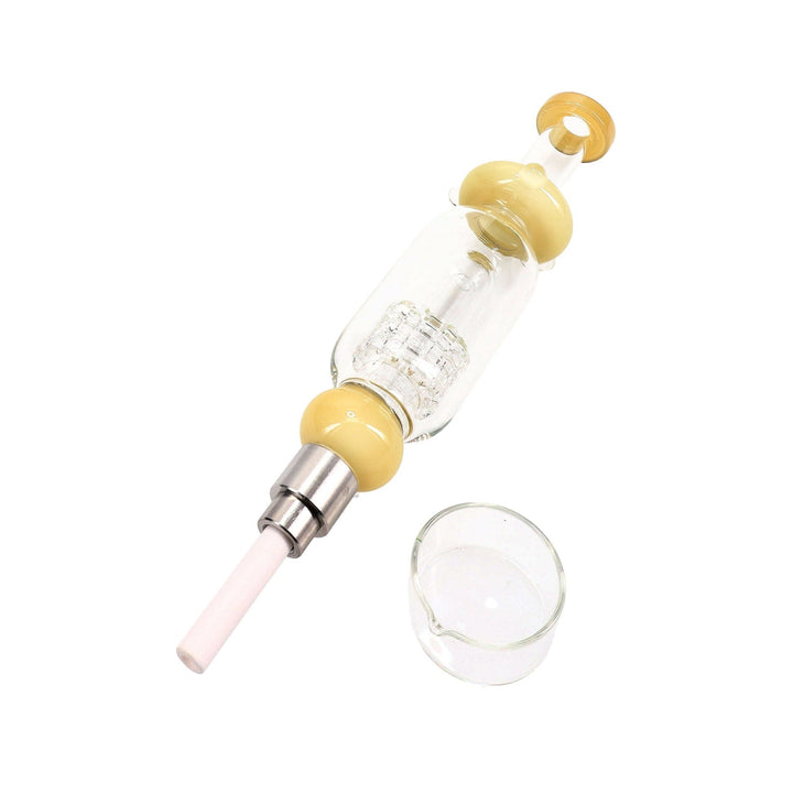 Lab Tower Glass Matrix Perc Nectar Collector Dabber