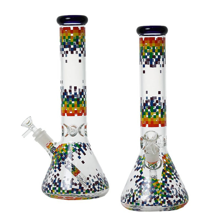 14 inch LGBTQ Thick Glass Beaker Bong
