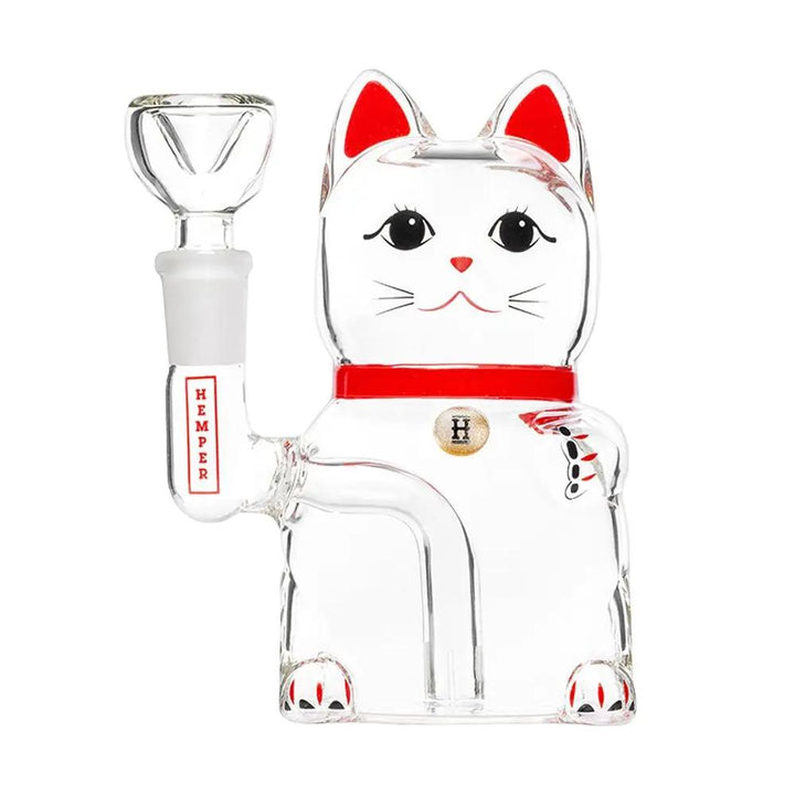 Lucky Money Cat Water Pipe 5" - pilotdiary