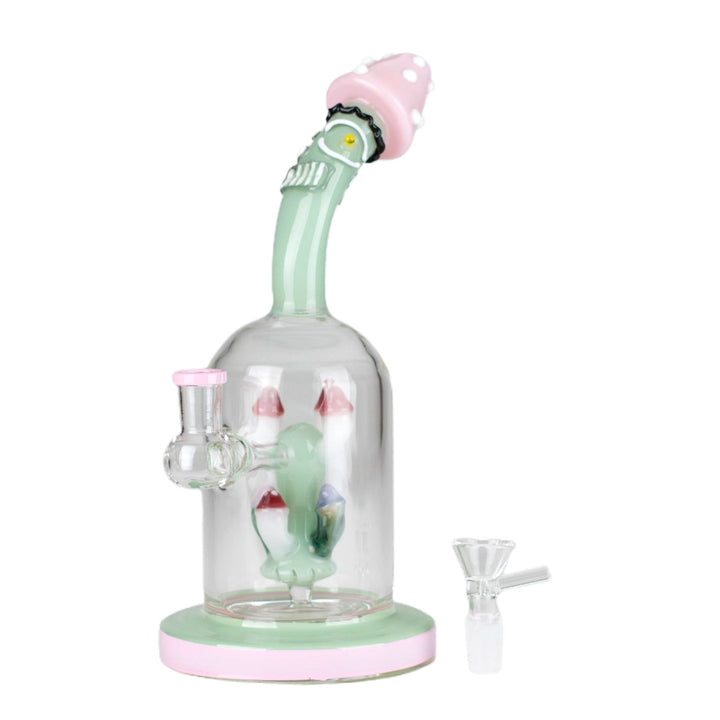 MadCaps Glass Water Pipe with glass bowl