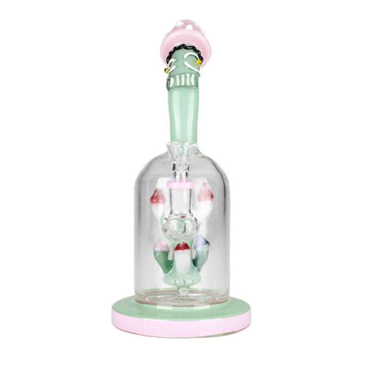 MadCaps Glass Water Pipe front view