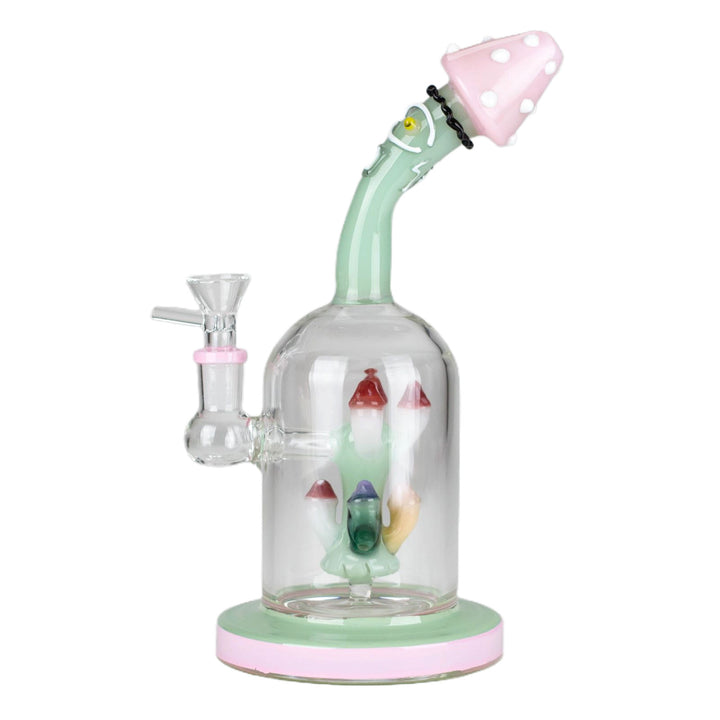 MadCaps Glass Water Pipe side view