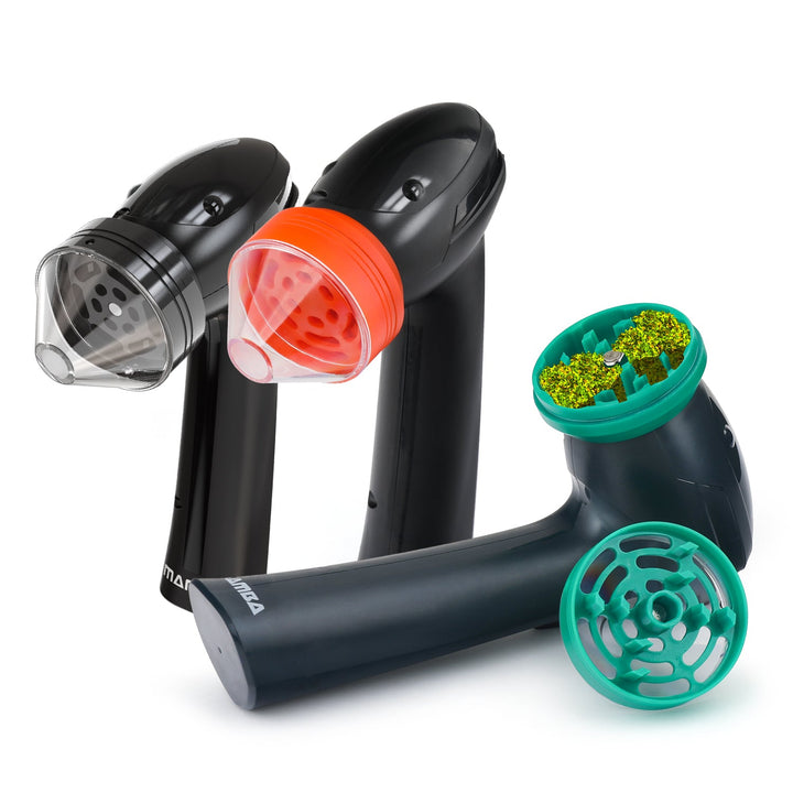 All color options of the Mamba Electric Weed Grinder