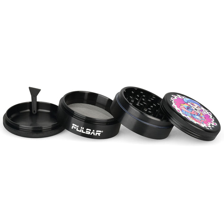 Metal Skullbanger Weed Grinder 4 pcs