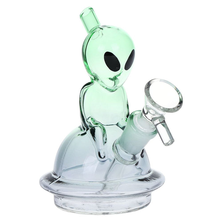 Mini Alien UFO Glass Bong