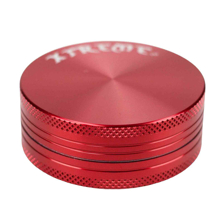 Side view of Mini Herb Grinder lid showing threaded grip texture