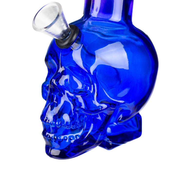 Close-up of side details on Mini Skull Bong