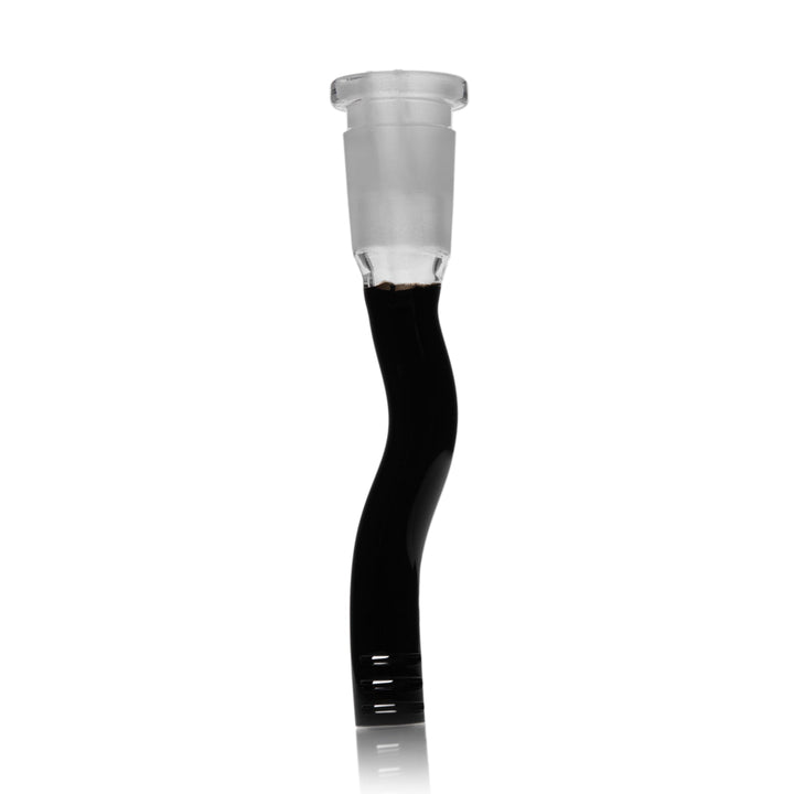 Broomstick downstem of MJ Arsenal Alchemist Halloween Witch Water Pipe – glass detail for smooth hits