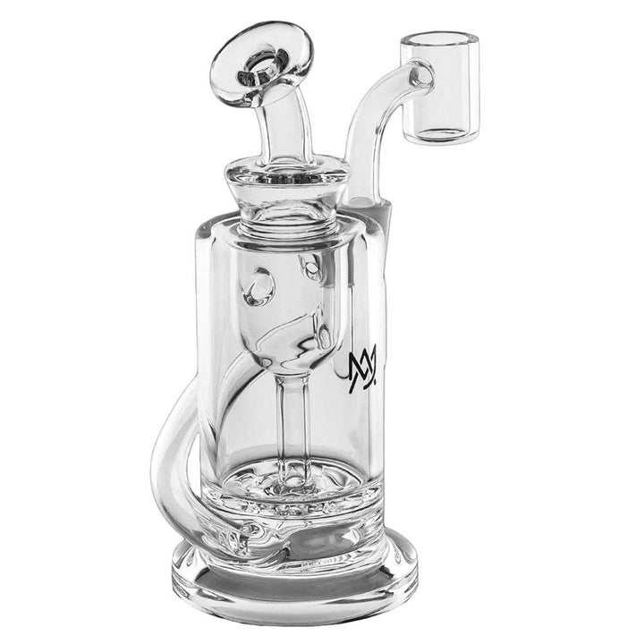 Side of MJ Arsenal Ursa Mini Rig for Dabs in Clear