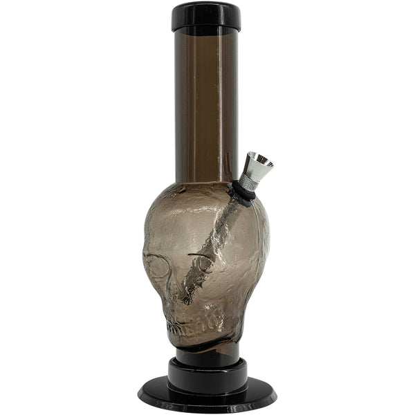 Multiple Colors Acrylic Skull Water Bong – Black