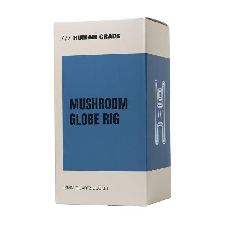 Packaging front view of Mushroom Globe Dab Rig
