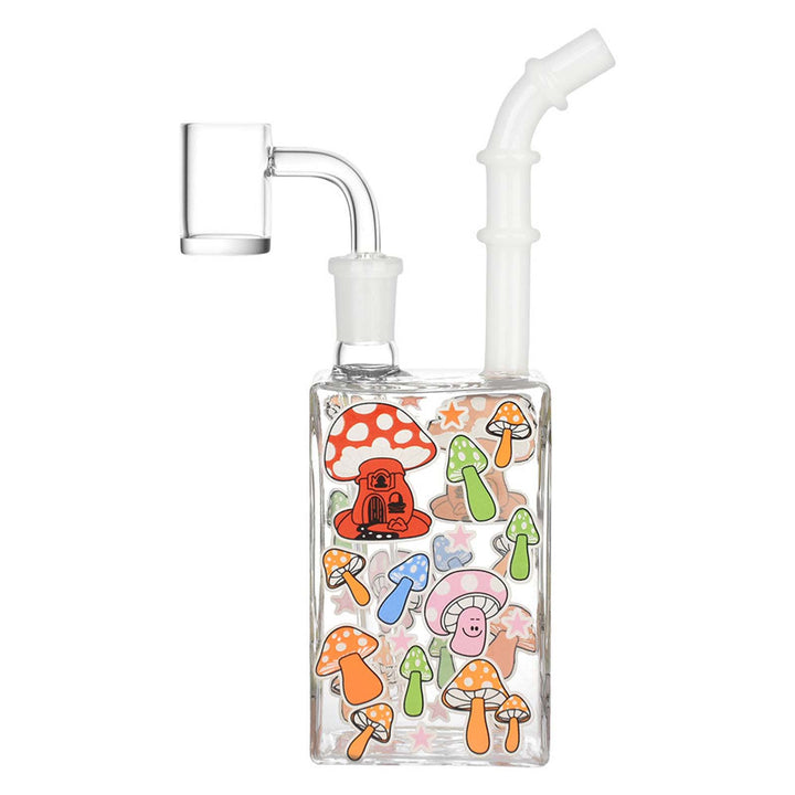Side view of Mushroom Juice Box Dab Rig