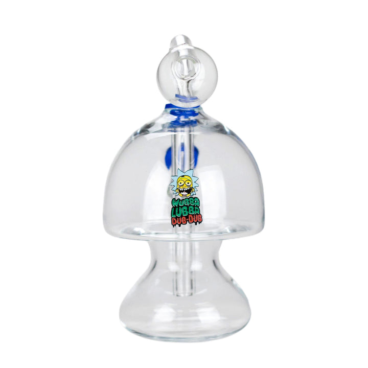 Front view of Mushroom Mix Sticker Oil Burner Water Bubbler