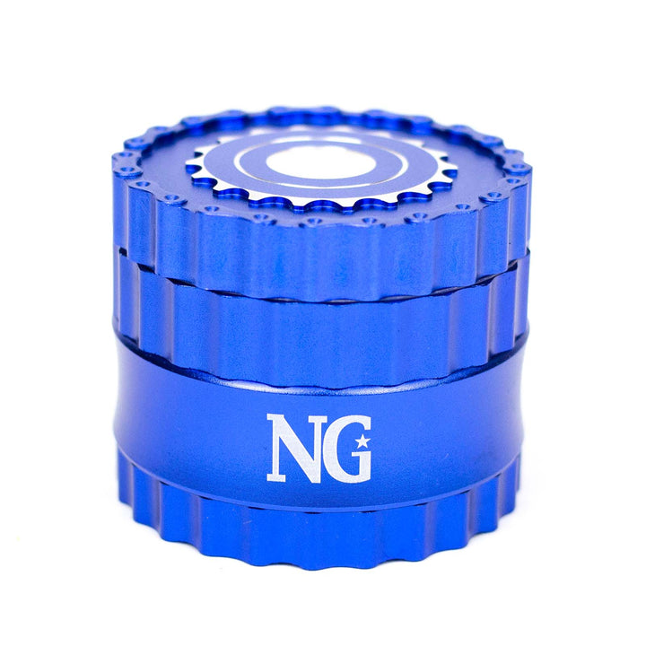 Blue NG 4-Piece Aluminum Gear Grinder