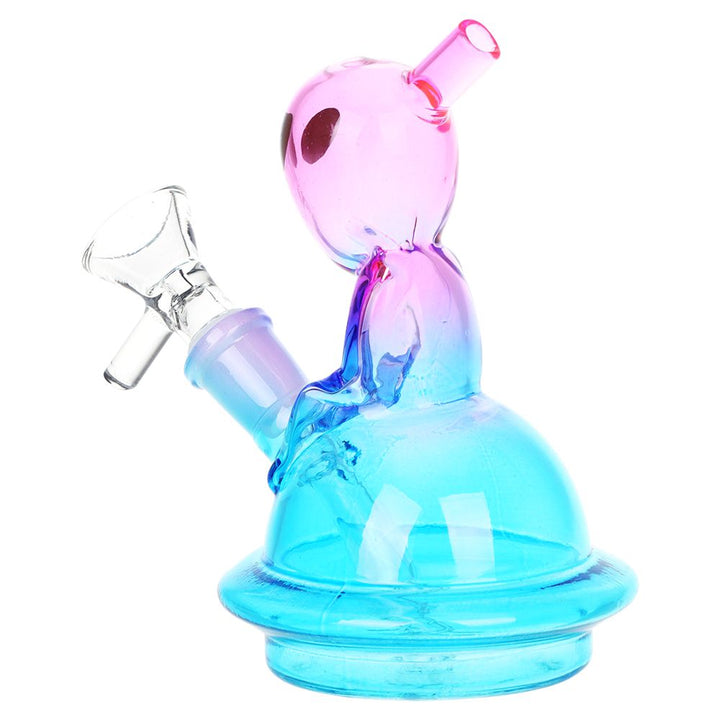Ombre Mini Alien UFO Glass Bong