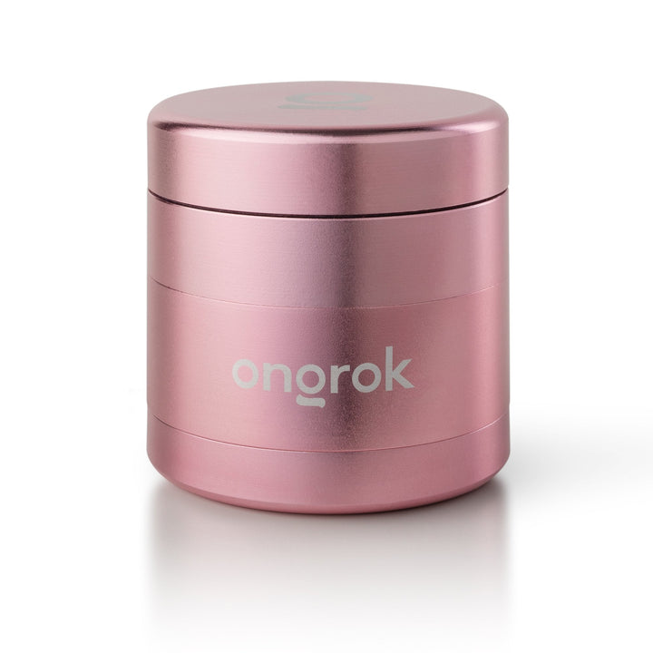 Ongrok EZ Premium 4-Piece Herb Grinder in Pink