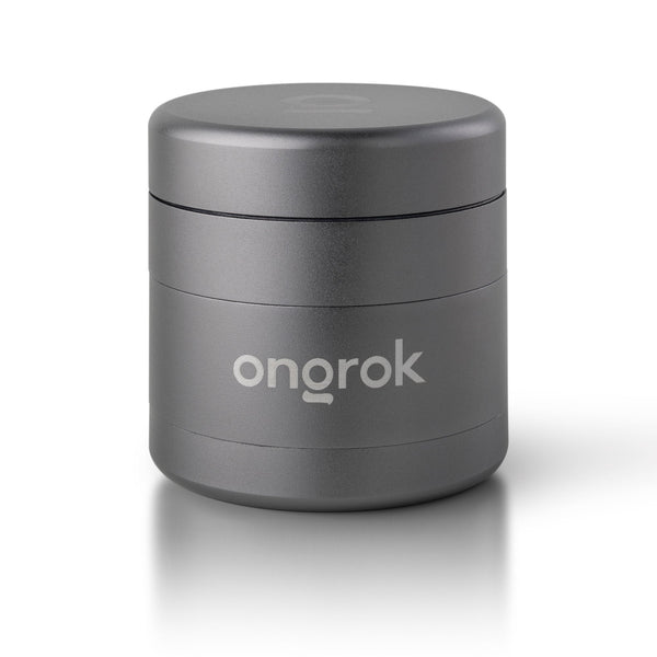 Ongrok EZ Premium 4-Piece Herb Grinder in Silver