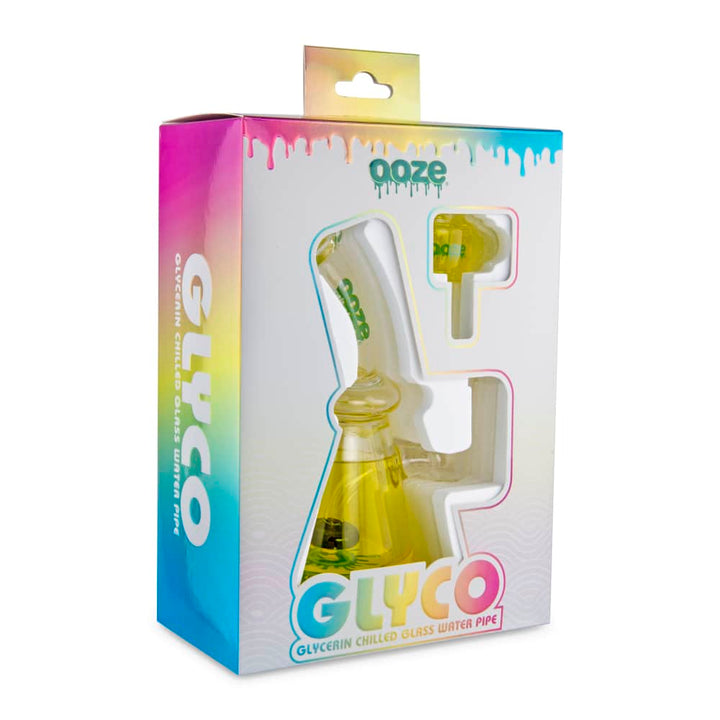 Ooze Glyco Bong Mellow Yellow - Packaging Side