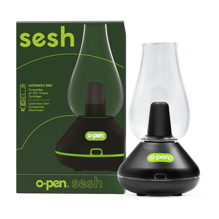 Packaging of O.pen Sesh 510 Portable Electric Dab Rig Black